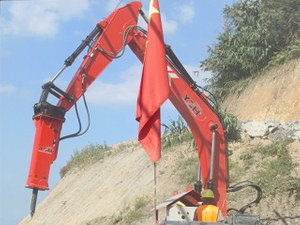 Statyczny hydrauliczny system kruszenia skał WHC960