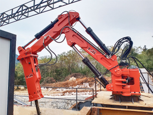 Nakatigil na Hydraulic Boom