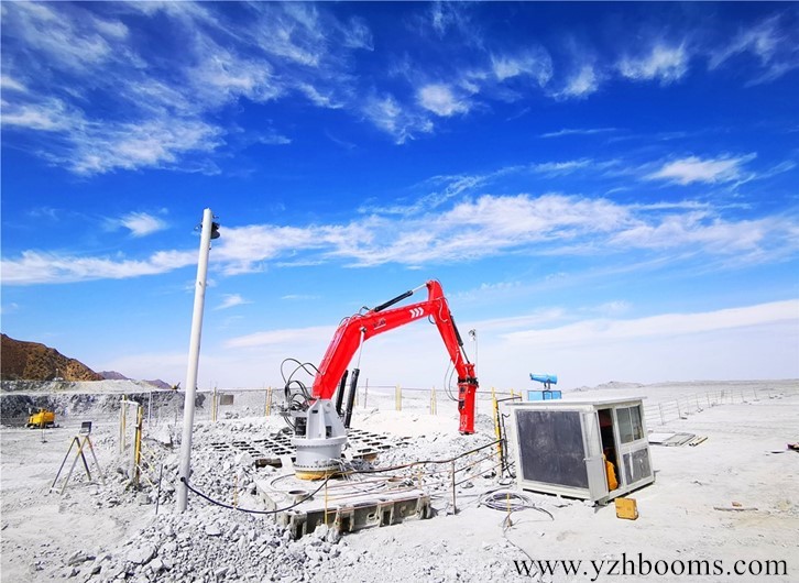 YZH Sistema rompi roccia con braccio a piedistallo azionato a distanza con teleoperazione 5G per l'industria mineraria