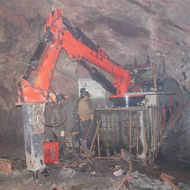 YZH BHC500 स्टेटिक रॉकब्रेकर बूम