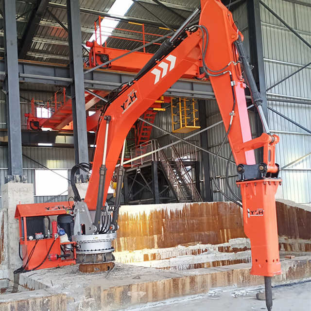 YZH Stationary Rock Breaker Boom System: F&ouml;rvandla krossens stillest&aring;ndstid till vinst
