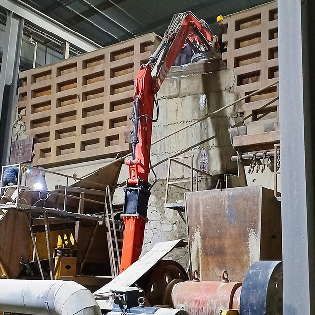 Настроювані системи п’єдесталної стріли для первинного дроблення