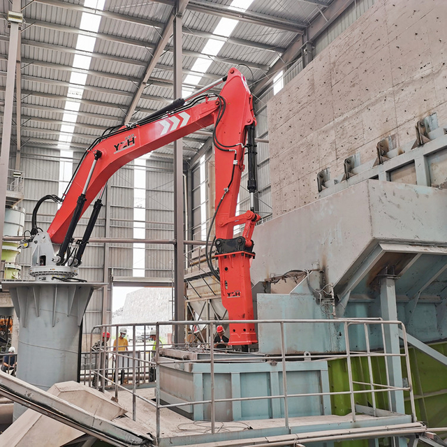 China Stationair Rock Breaker Boom-systeem