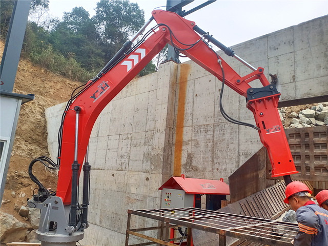 Rockbreaker ไฮดรอลิกคงที่สำหรับเครื่องบดกราม