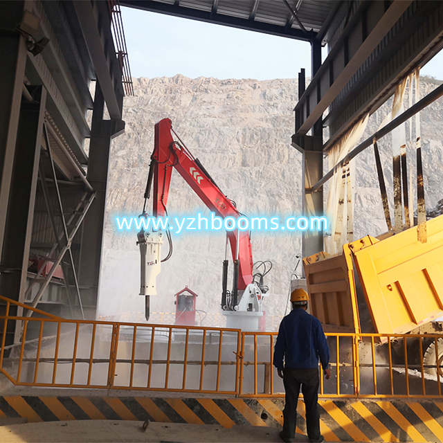 YZH WHA610 الكسارة الصخرية ذات الركيزة الكهربائية للكسارات الدورانية