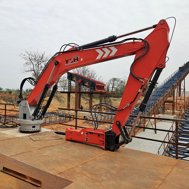 Sistem Pemecah Batu Stasioner Seri YZH WH Dipasang di Saluran Masuk Jaw Crusher