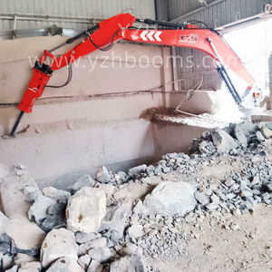 System wysięgnika do kruszenia skał na bazie cementu YZH