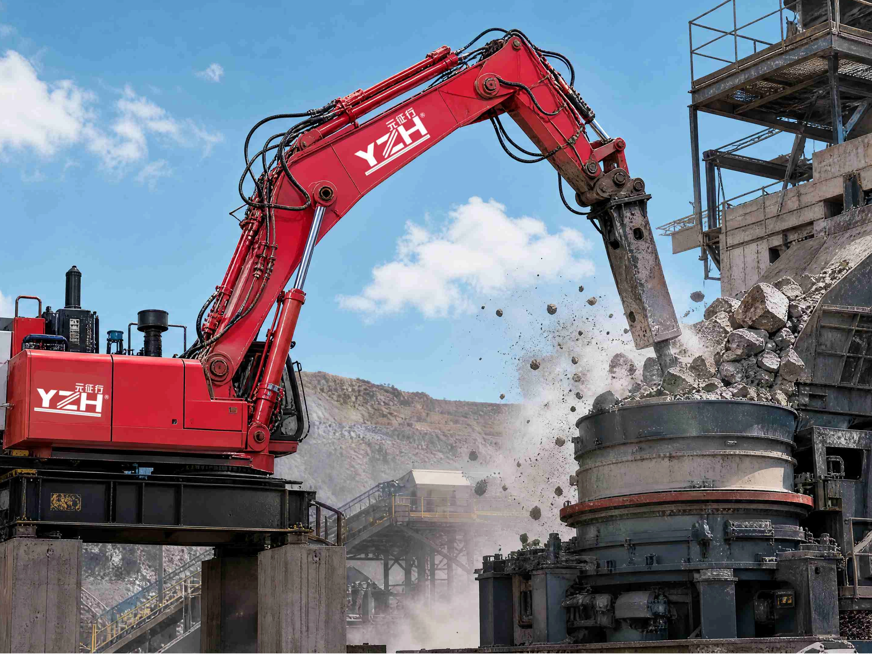 Vereenvoudig bedrywighede in die VSA met die WHD1350 Rockbreaker Boom