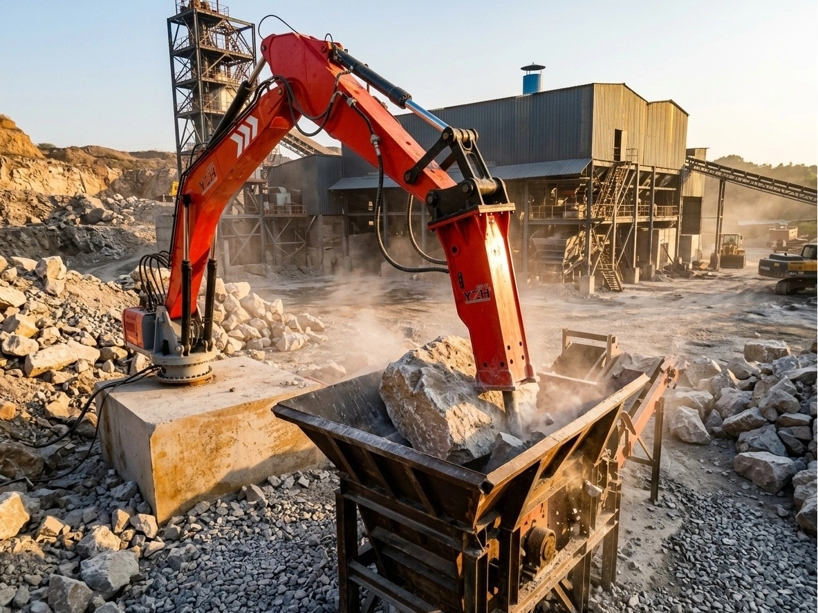 Προμήθεια του WHE1000 σε επιχείρηση επεξεργασίας αδρανών στην Ινδία