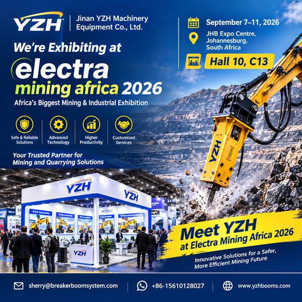 Az YZH ki&aacute;ll&iacute;t az Electra Mining Africa 2026 ki&aacute;ll&iacute;t&aacute;son Johannesburgban, D&eacute;l-Afrik&aacute;ban